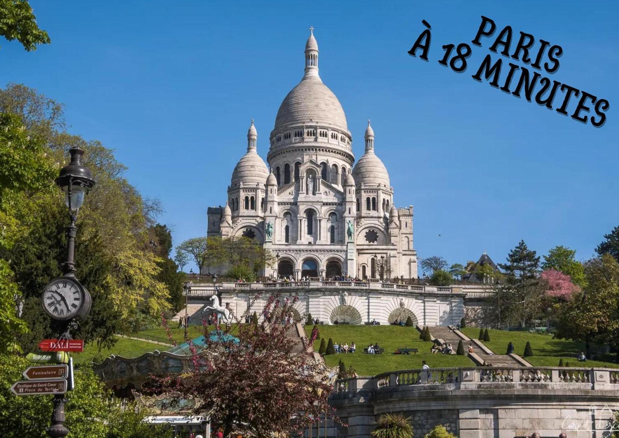Calme Absolu, Terrasse Et Parking Entre Paris Et Disney Vaires-sur-Marne المظهر الخارجي الصورة